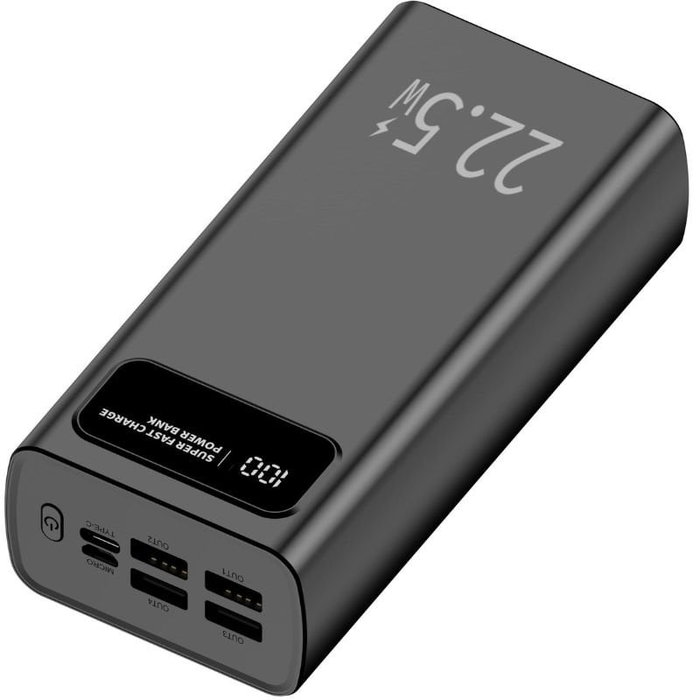 Leotec Power Bank 30000mAh 22.5W Negro Leotec Power Bank 30000mAh 22.5W Negro